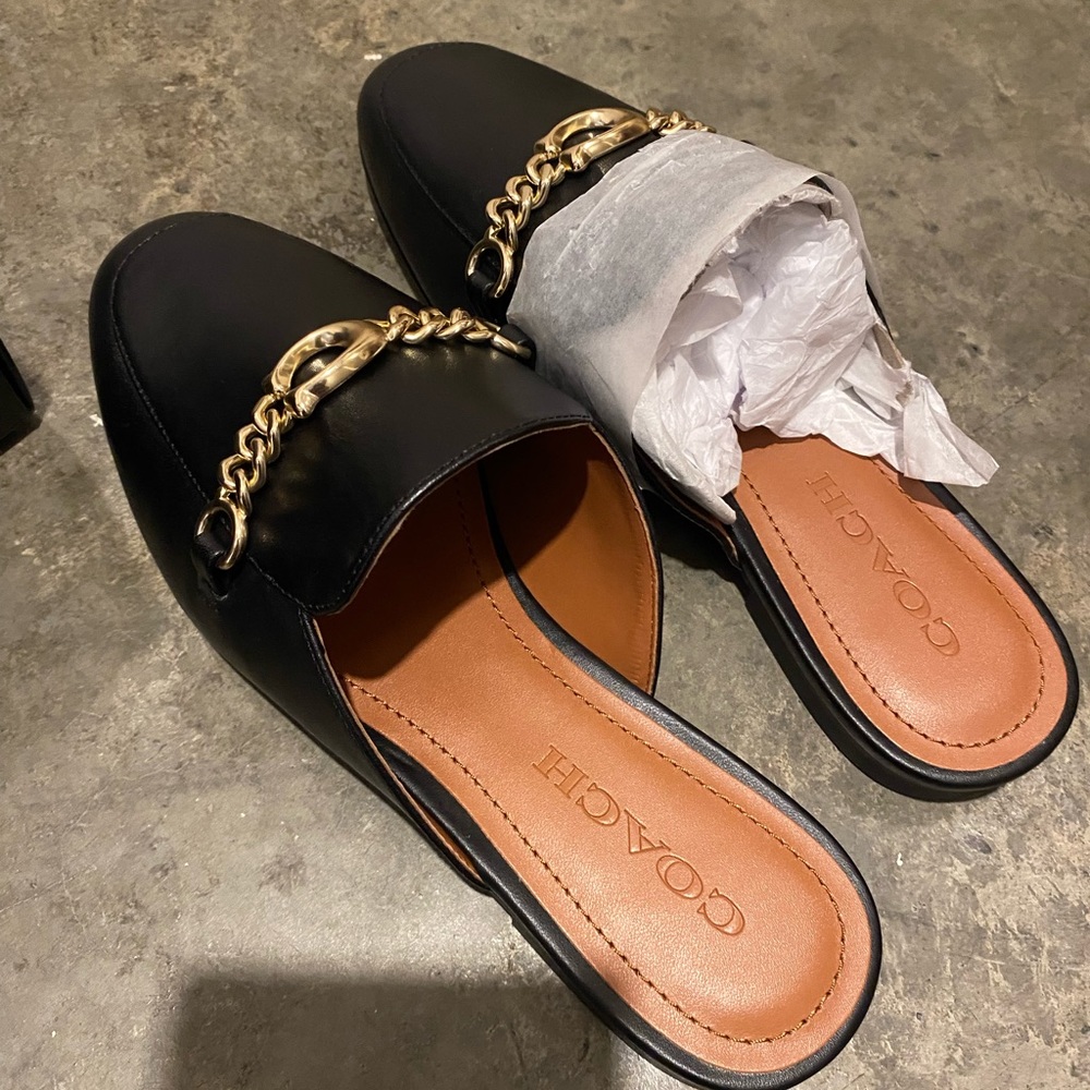 Coach sofileather slide black FG4186 - Picture 2 of 6